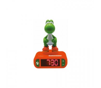 Despertador Digital Luz Nocturna Yoshi Super Mario Bros