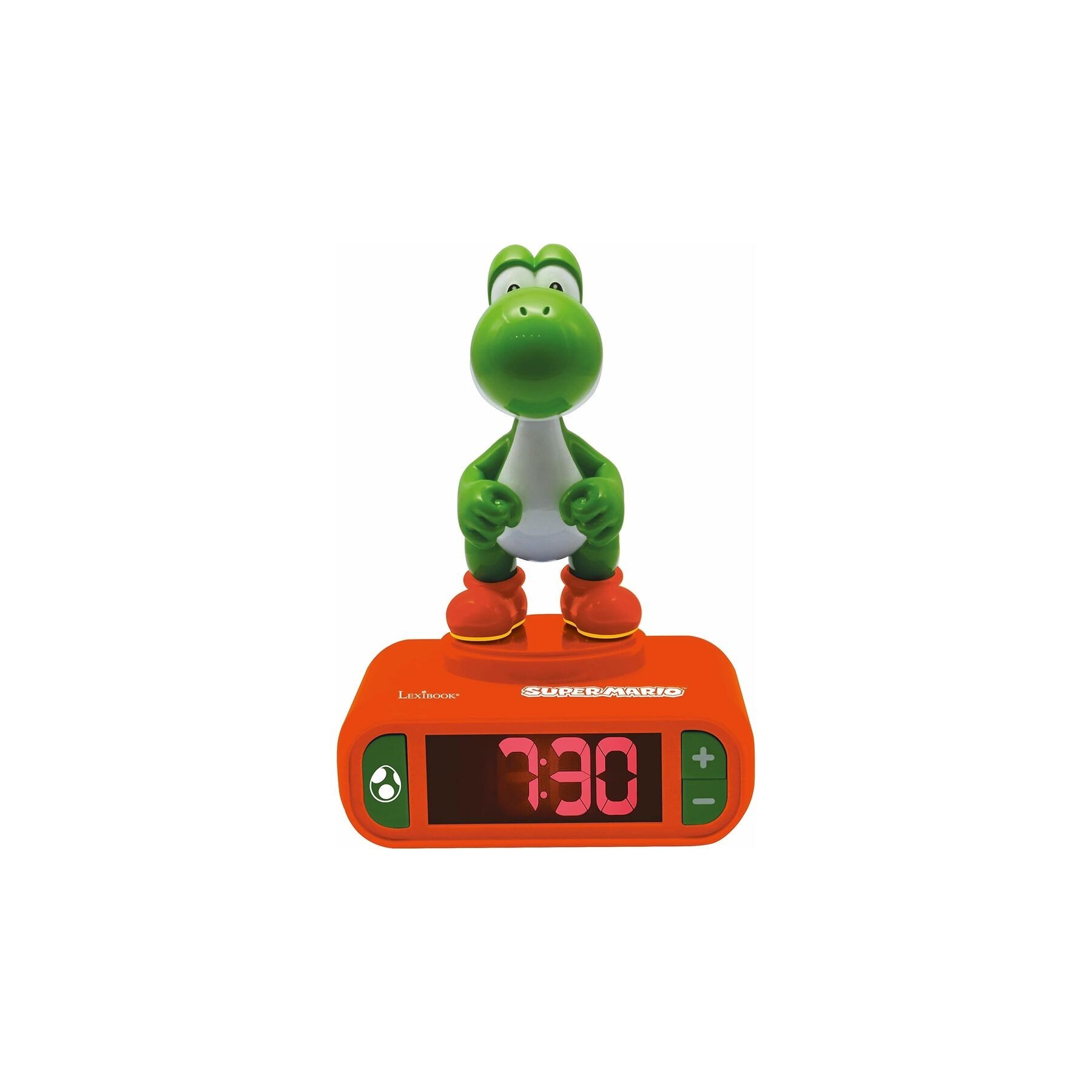 Despertador Digital Luz Nocturna Yoshi Super Mario Bros