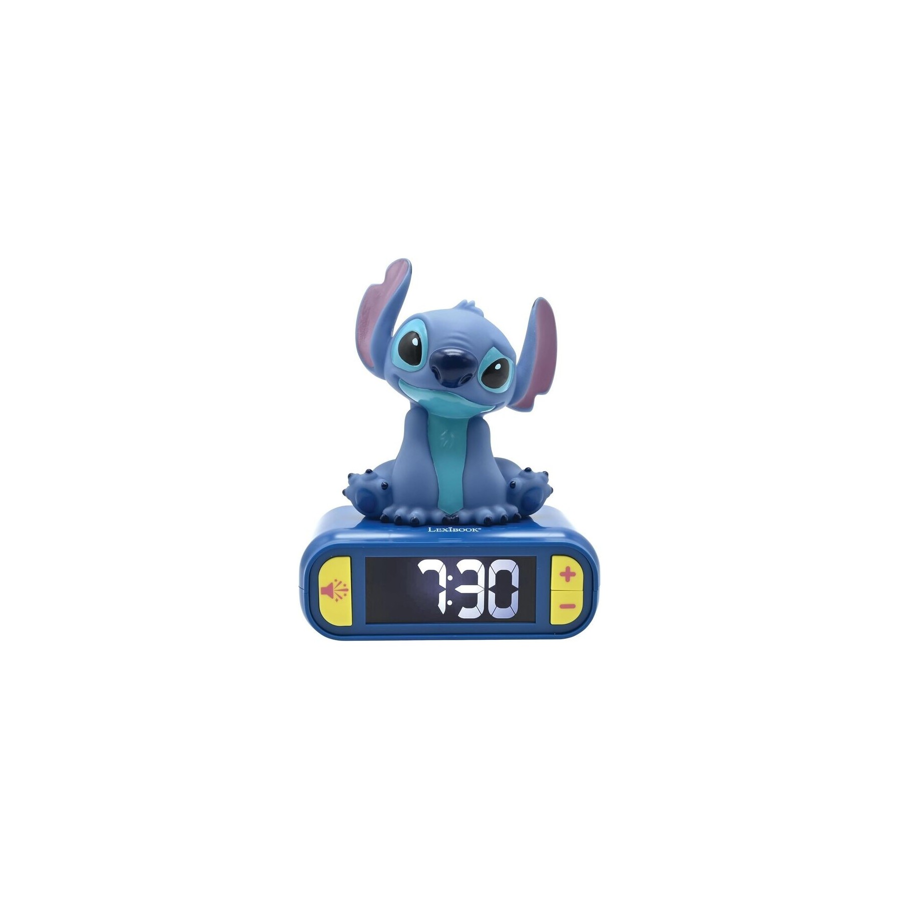 Despertador 3D Digital Stitch Disney Luz Y Sonido