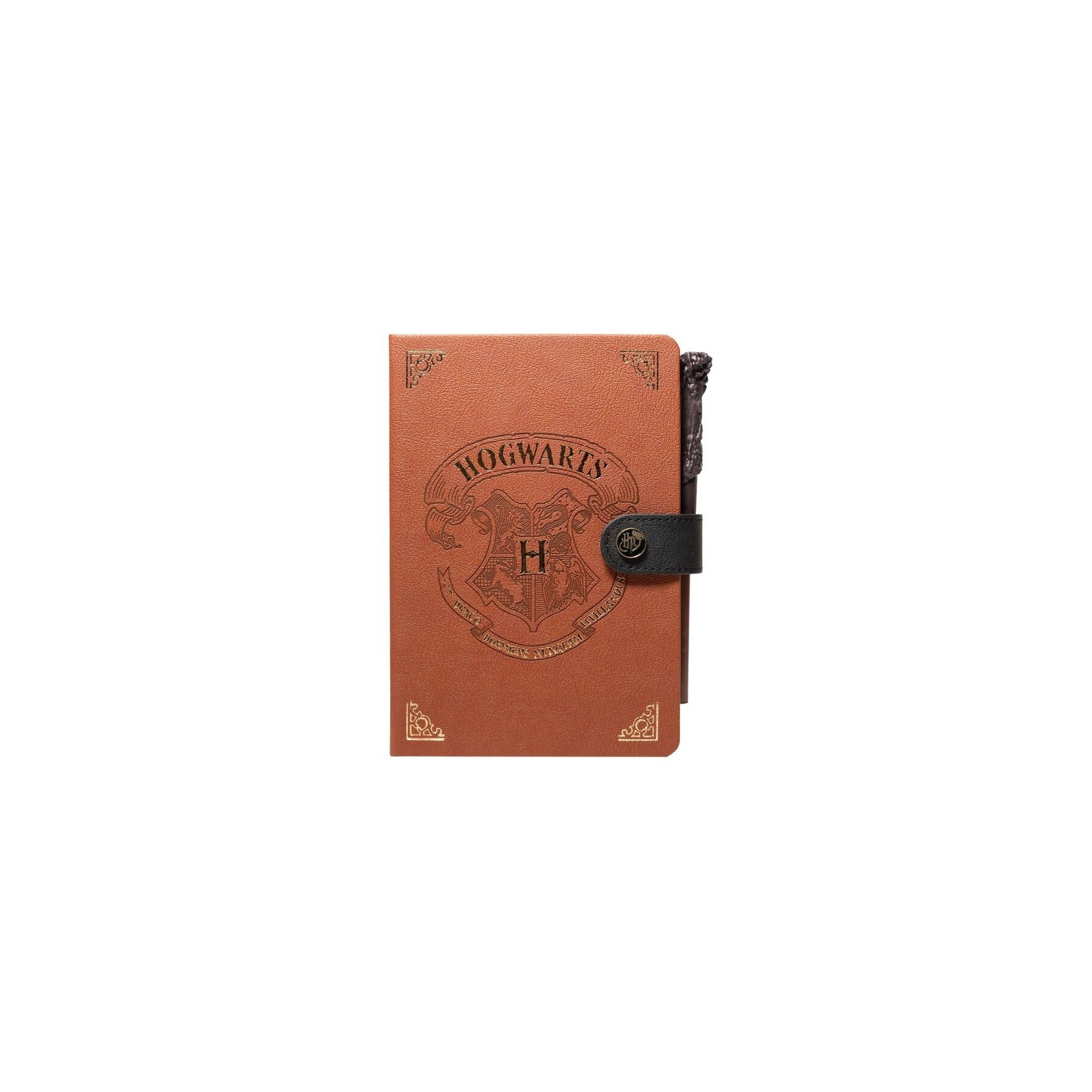 Cuaderno A5 Premium + Boligrafo Varita Hogwarts Harry Potter