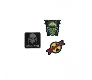 Set 3 Parches Megadeth