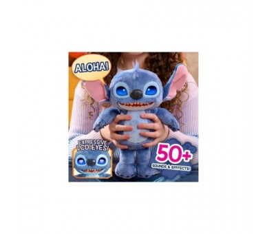 Peluche Interactivo Stitch Disney 30Cm
