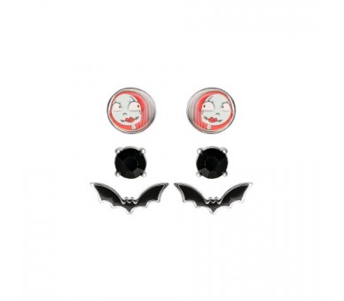 Set 3 Pares De Pendientes Pesadilla Antes De Navidad Disney
