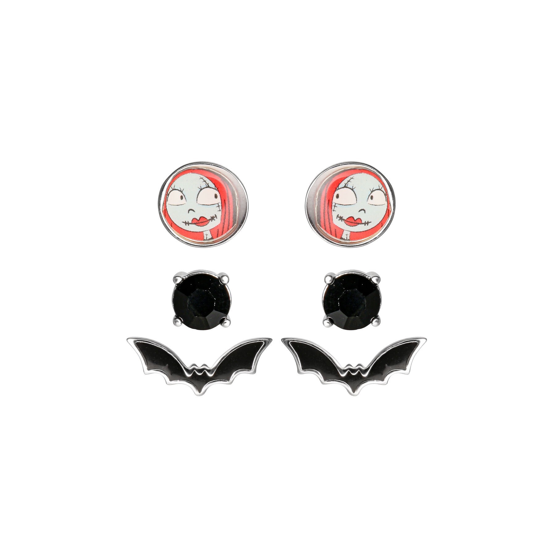 Set 3 Pares De Pendientes Pesadilla Antes De Navidad Disney