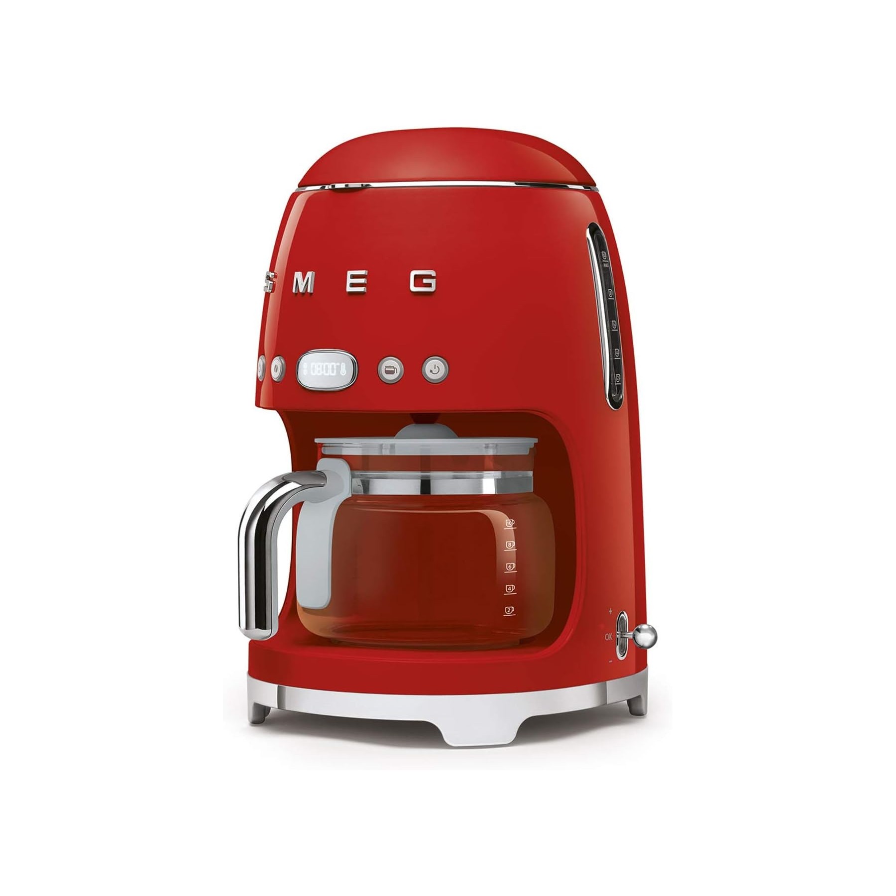 Cafetera Goteo Smeg 50' Style Roja 1050W
