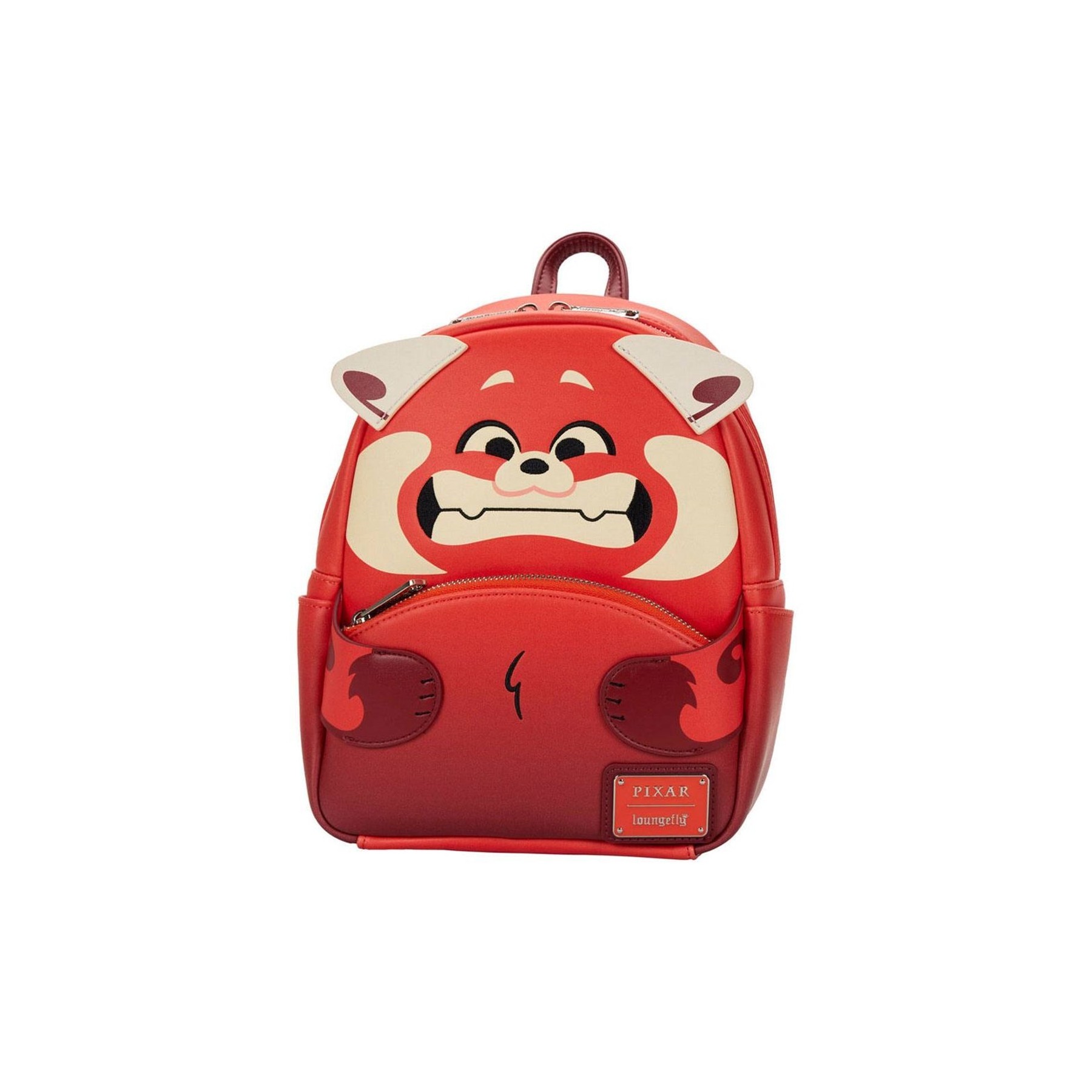 Mini Mochila Turning Red Panda Tacto De Peluche Y Cola 3D