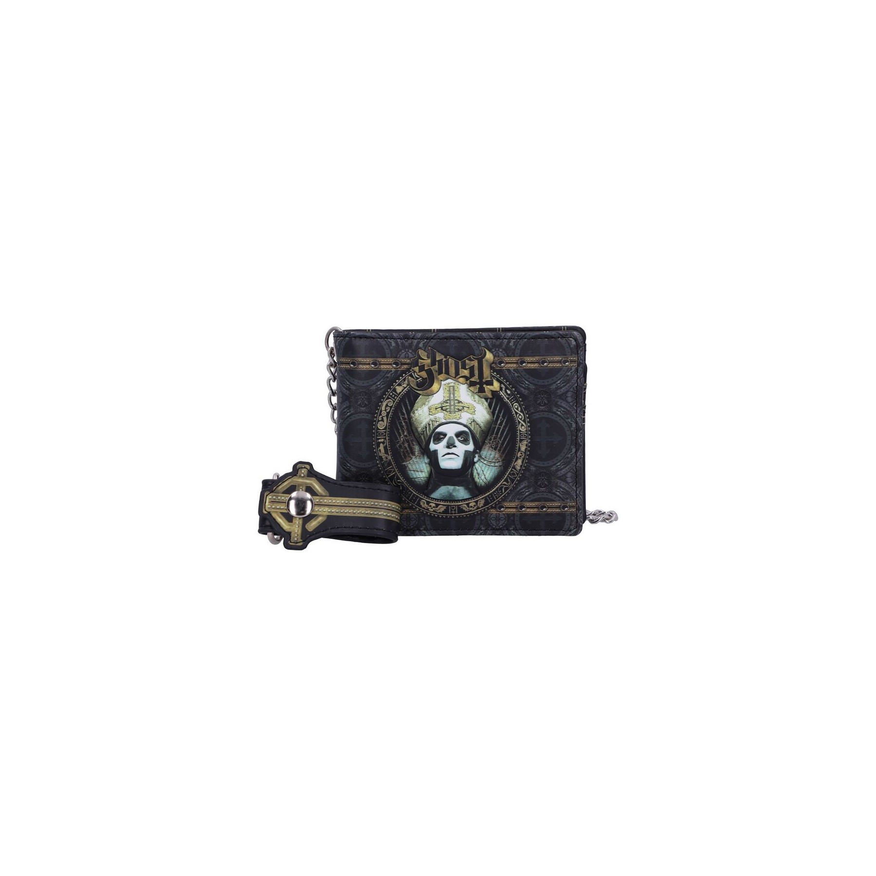 Cartera Tarjetero Ghost - Gold Meliora 11 Cm, Pu