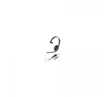 Auricular Poly Blackwire 5210 + 3.5 Mm + Adaptador Usb-C/A/