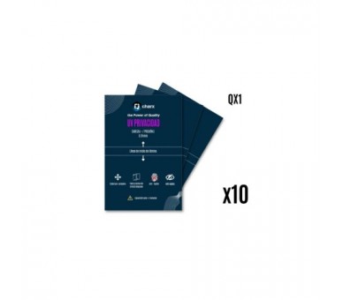 Laminas De Fijacion Qcharx Ultravioleta Hd Privacidad Pack 1