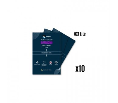 Laminas De Fijacion Qcharx Ultravioleta Hd Privacidad Pack 1