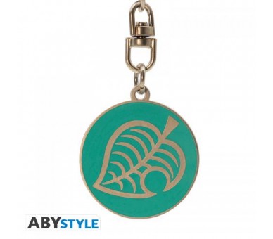 Animal Crossing Portachiavi: Leaf Logo 5cm