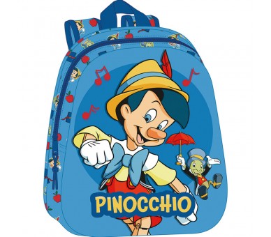 Mochila 3D Pinocho Disney 33cm