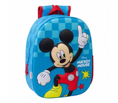 Mochila 3D Mickey Disney 33cm