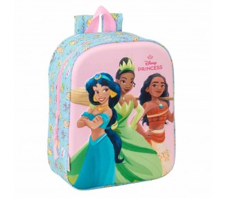 Mochila 3D Princesas Disney 27cm