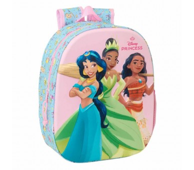 Mochila 3D Princesas Disney 33cm