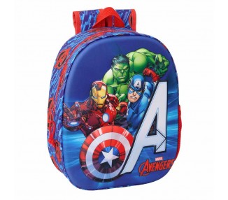 Mochila 3D Los Vengadores Avengers Marvel 33cm