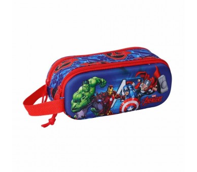 Portatodo 3D Los Vengadores Avengers Marvel doble