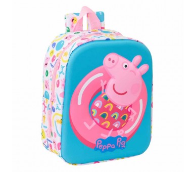 Mochila 3D Peppa Pig 27cm