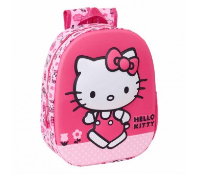 Mochila 3D Hello Kitty 33cm