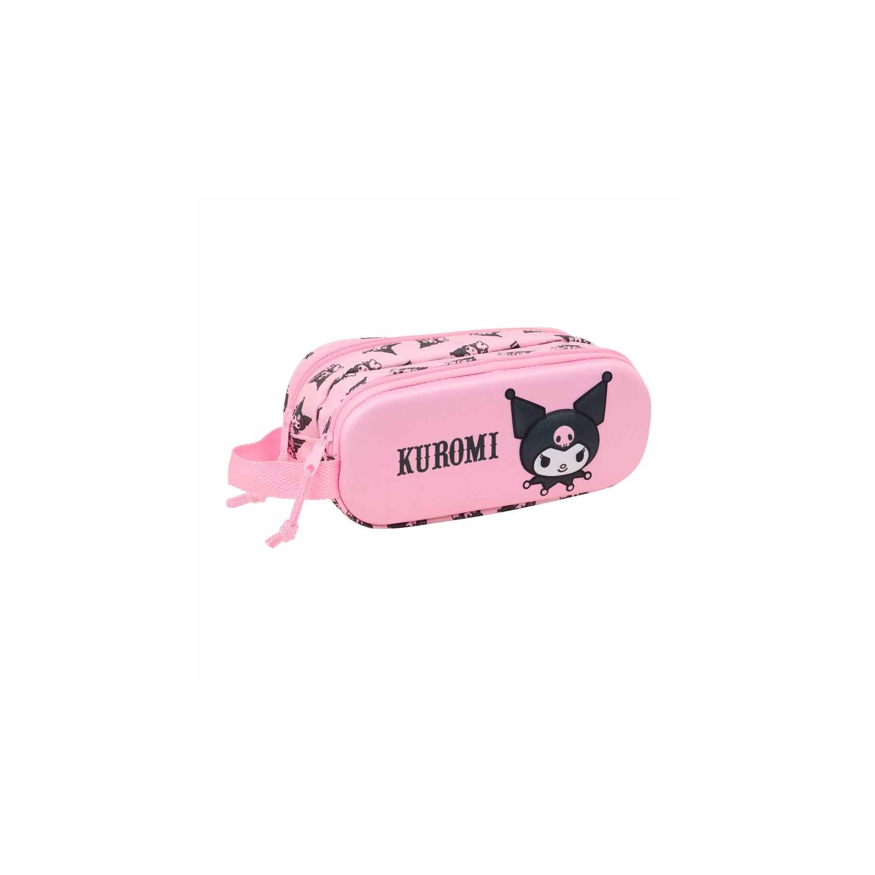 Portatodo 3D Kuromi Hello Kitty doble
