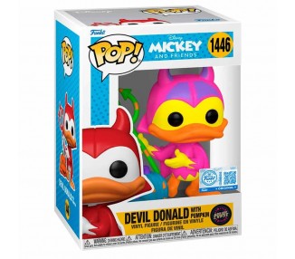 Figura POP Disney Mickey and Friends Devil Donald with Pumpkin 5 + 1 Chase Exclusive