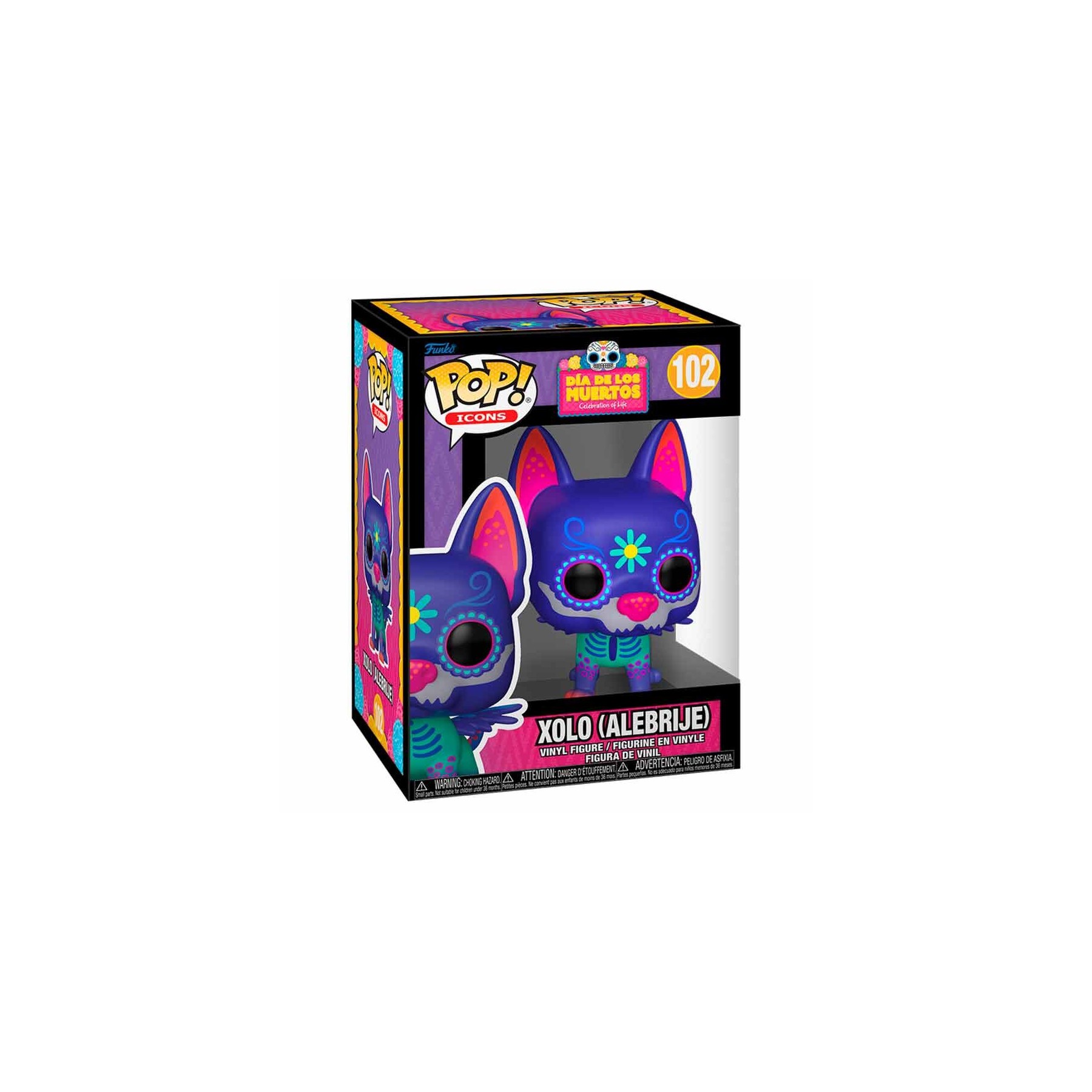 Figura POP Dia de los Muertos Xolo Alebrije