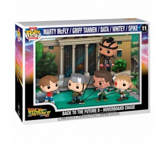 Figura POP Moments Deluxe Regreso al Futuro Back To The Future Hoverboard Chase