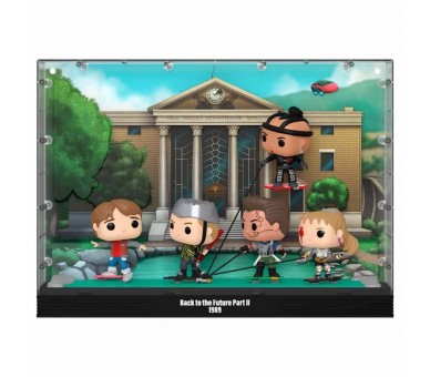 Figura POP Moments Deluxe Regreso al Futuro Back To The Future Hoverboard Chase