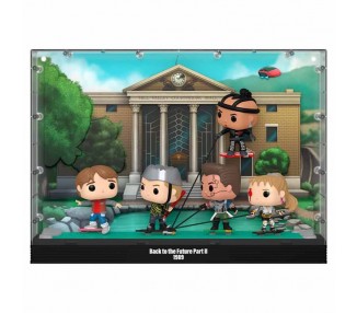 Figura POP Moments Deluxe Regreso al Futuro Back To The Future Hoverboard Chase