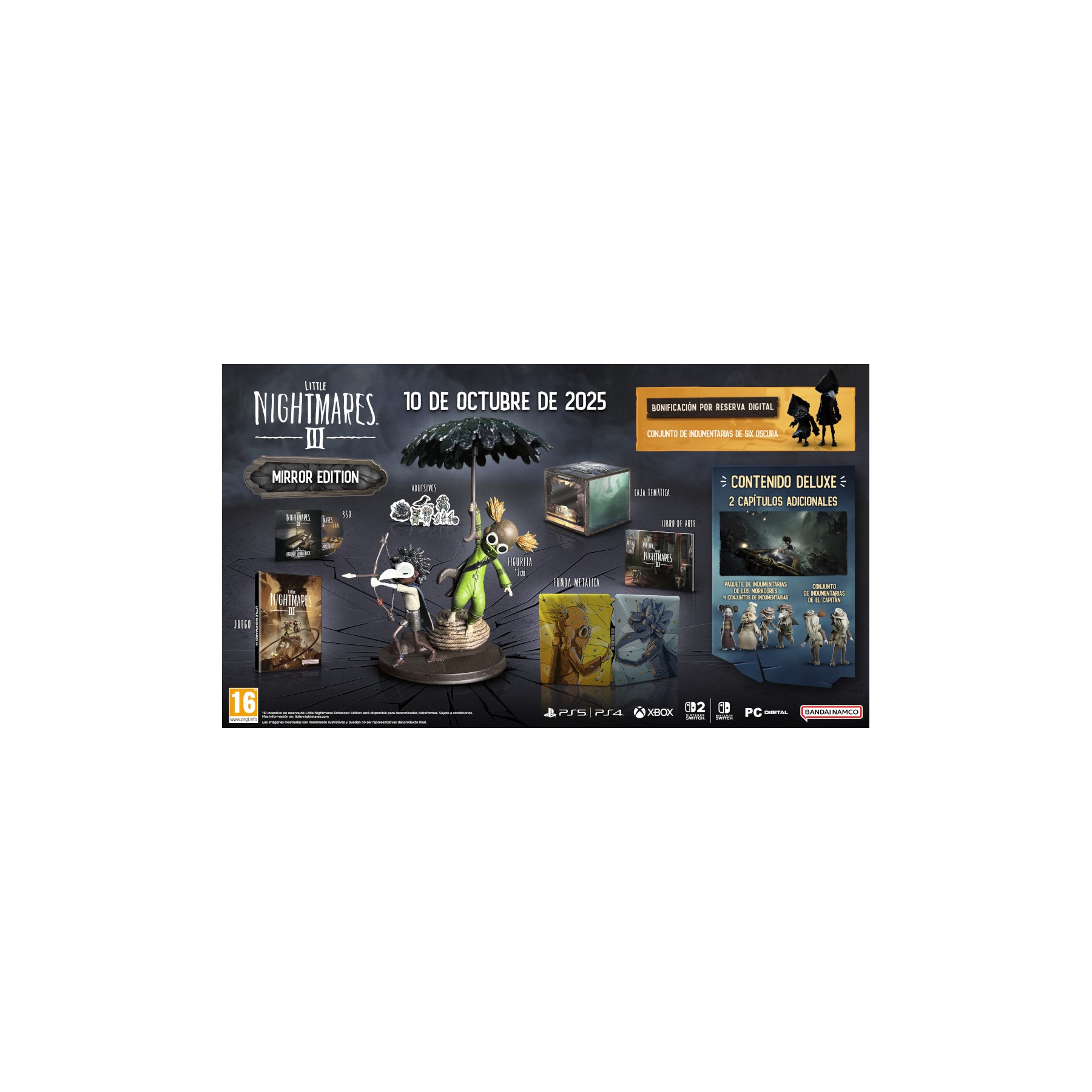 LITTLE NIGHTMARES III ED COLECCIONISTA MIRROR EDITION