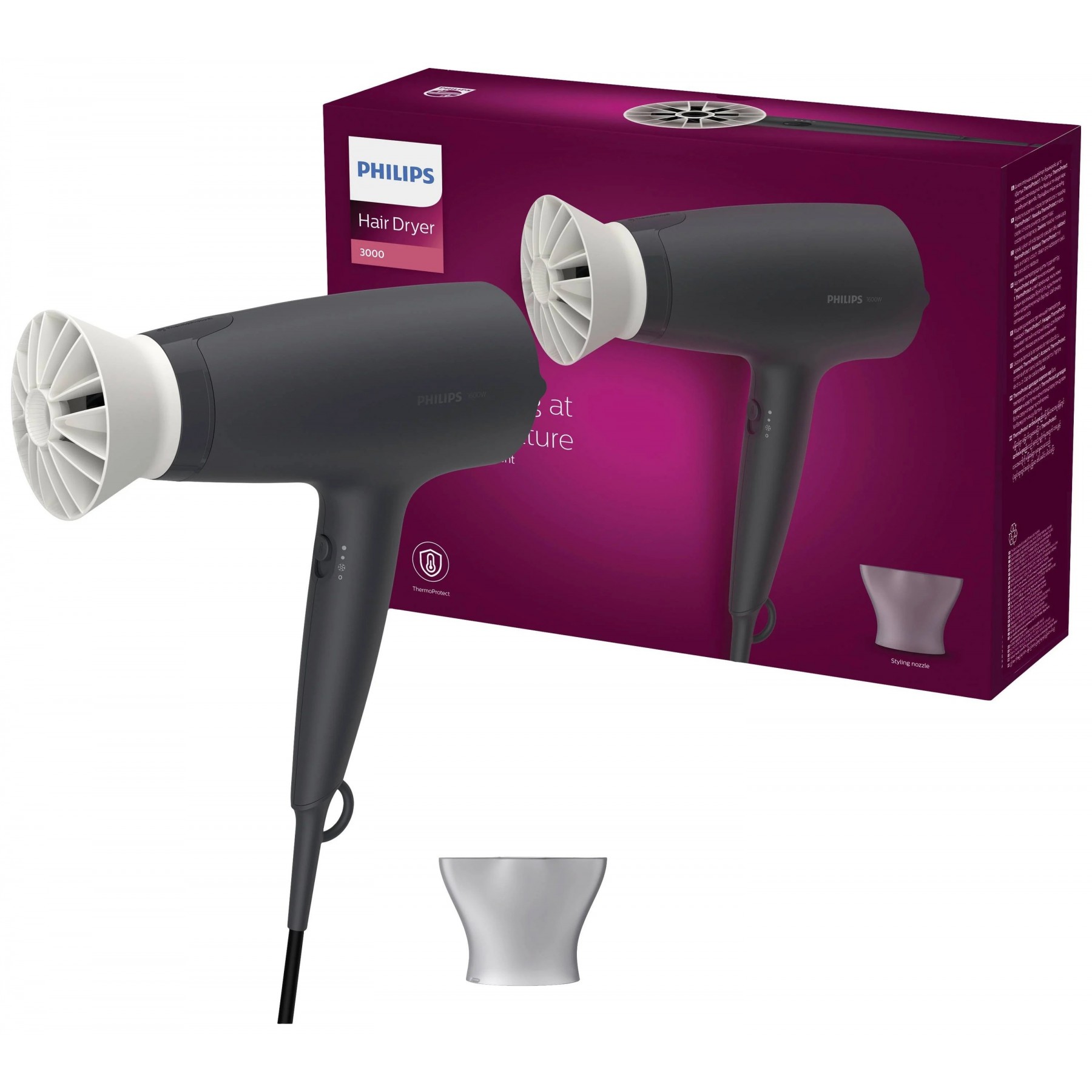 Secador De Pelo Philips Serie 3000 1600W