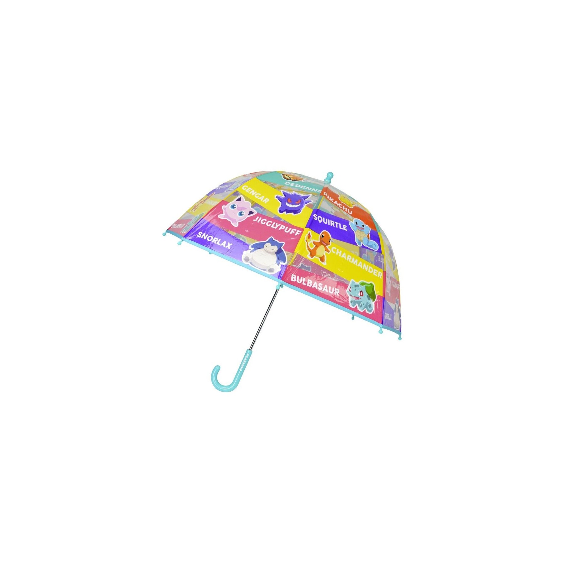 Paraguas Manual Transparente Pokemon 48Cm 12 Unidades