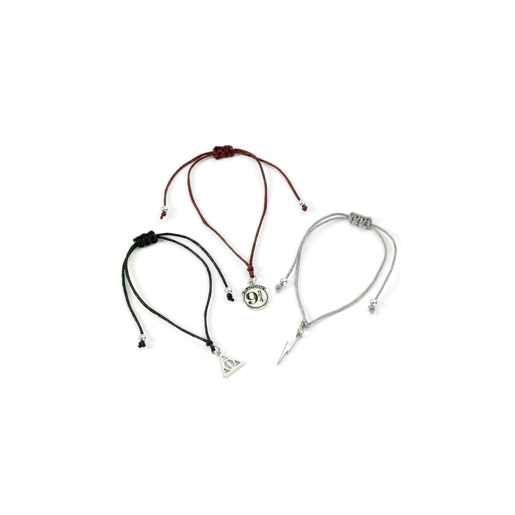 Set 3 Pulseras Amistad Reliquias De La Muerte Harry Potter