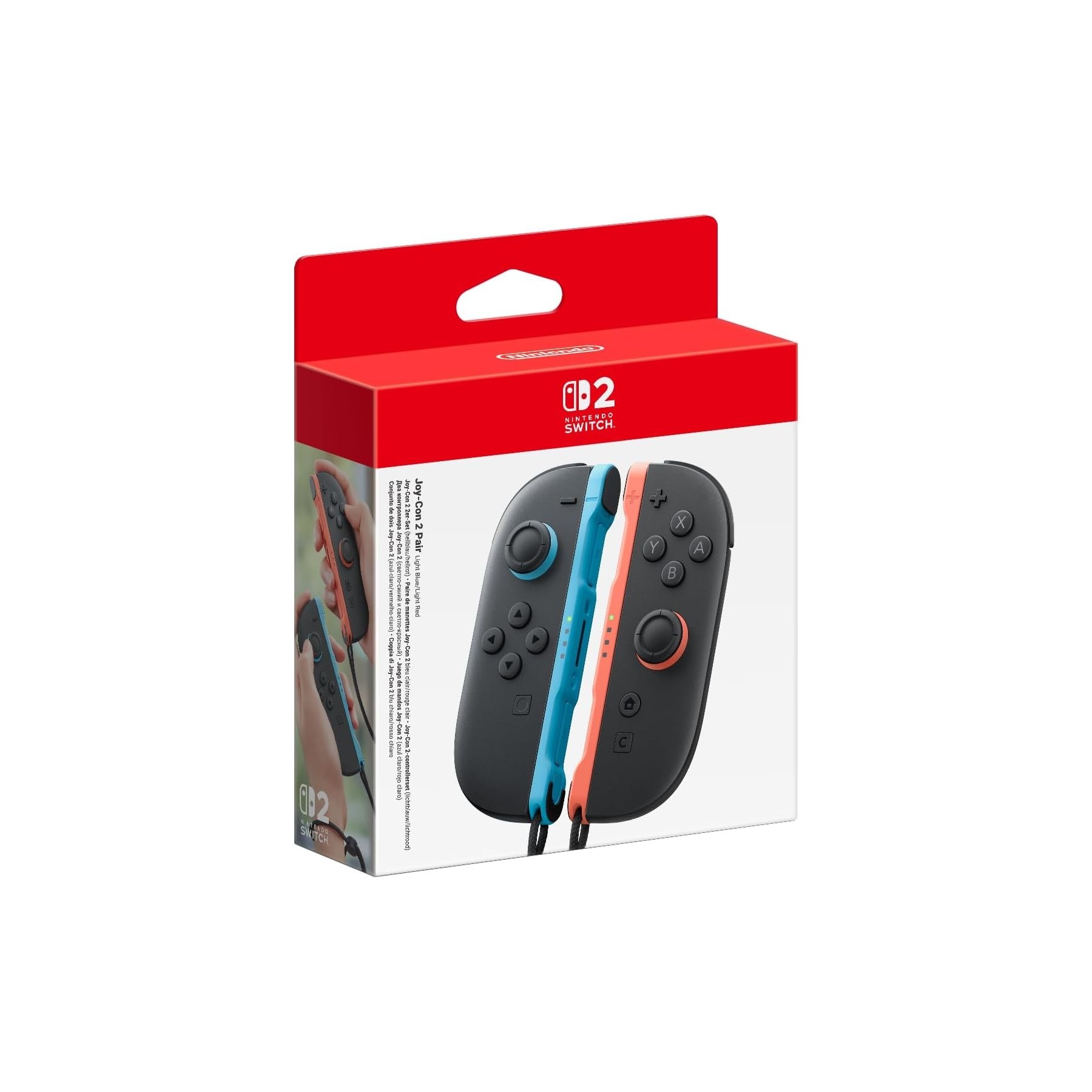 Joy-Con 2 Pareja - Azul Claro/Rojo Claro Switch 2