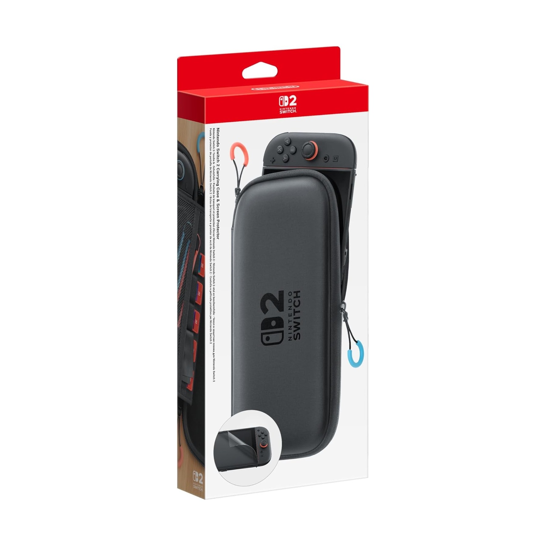 Carrying Case + Protector Pantalla Switch 2