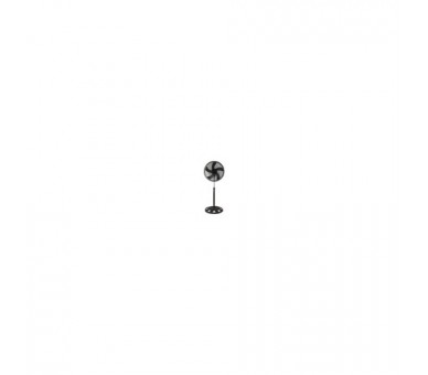 Ventilador De Pie Agudo Negro 3 Velocidades 65W 5 Aspas Osci