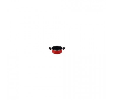 Olla Con Tapa Cristal Magefesa K2 Rojo 24 Acero Antiadherent