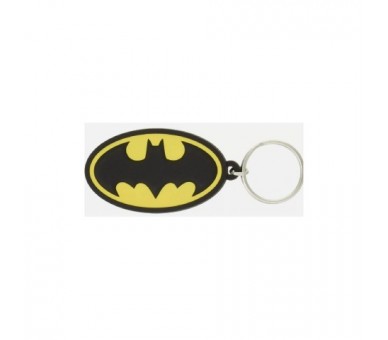 Llavero Dc Batman Logo Pvc Soft Ring Varios