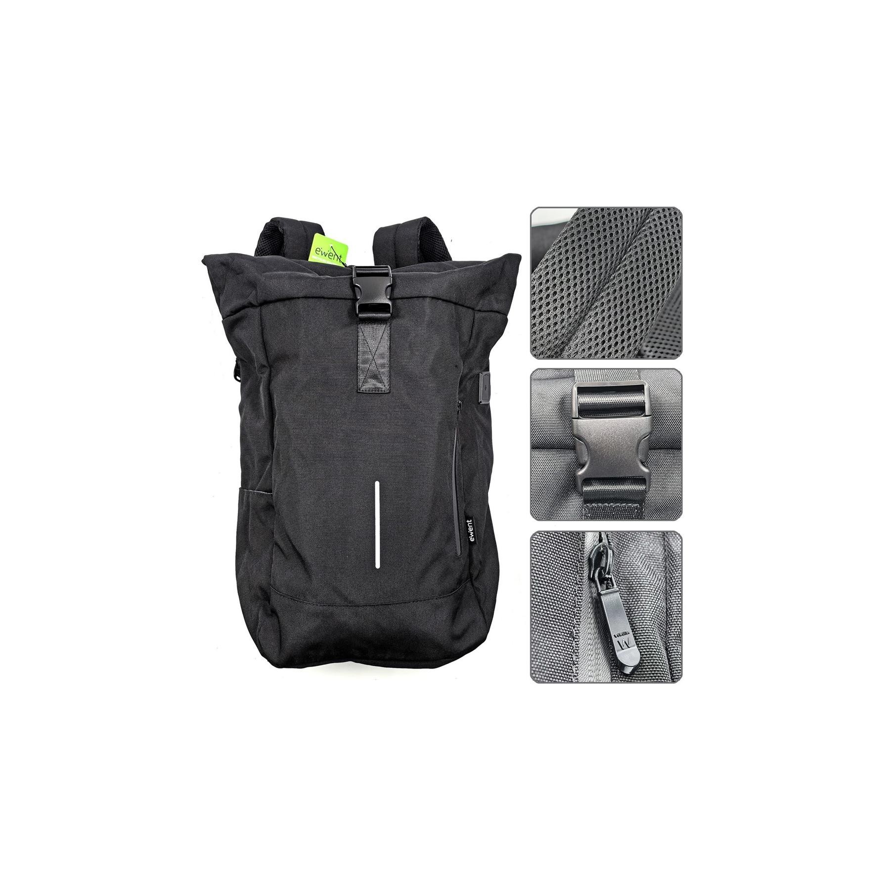 Mochila Unisex Ewent Trendy Roll Para Portatil 17.3 Pulgadas