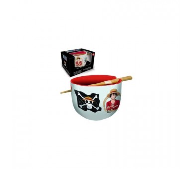 One Piece - Cuenco De Ramen Calavera Y Luffy