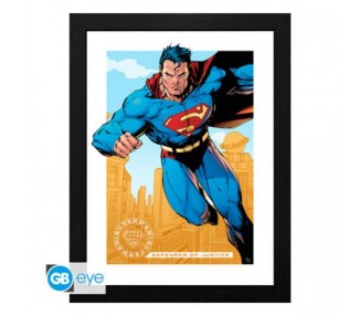 DC Comics Framed Print: Superman 30x40cm