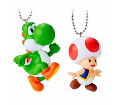 Llavero figura sorpresa Super Mario Bros 5,4cm surtido