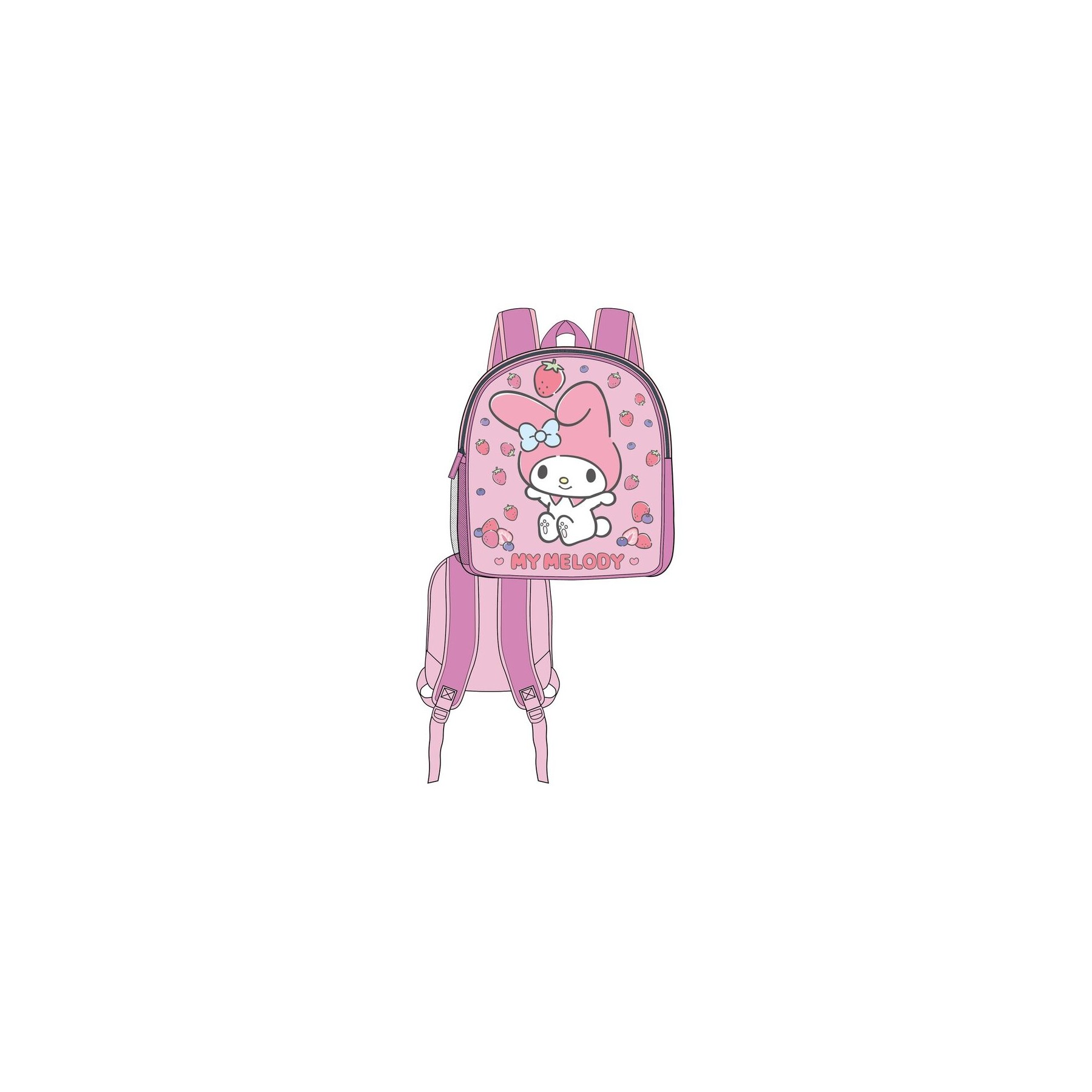 Mochila 3D My Melody Hello Kitty 30cm
