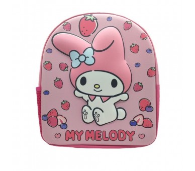 Mochila 3D My Melody Hello Kitty 30cm