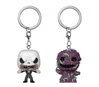 Blister 2 llaveros Pocket POP Disney Pesadilla Antes de Navidad Jack & Oogie Boogie
