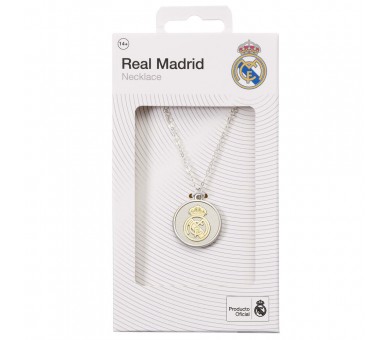 Colgante Real Madrid plateado