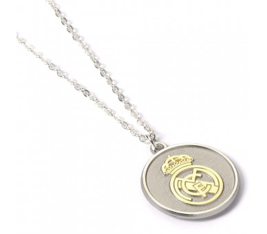 Colgante Real Madrid plateado