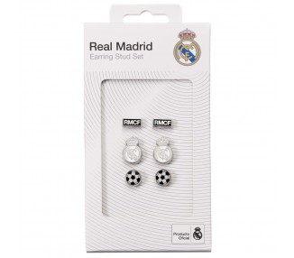 Set 3 Pares de pendientes Real Madrid