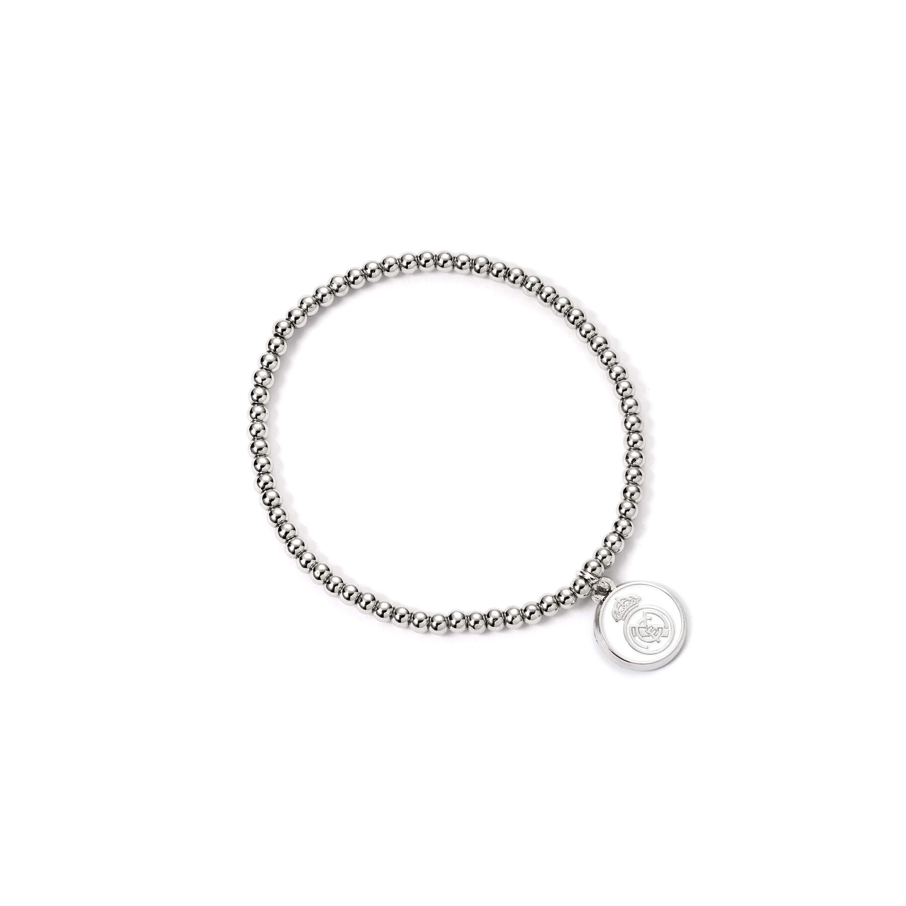 Pulsera Real Madrid plateada