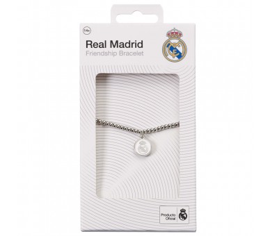 Pulsera Real Madrid plateada